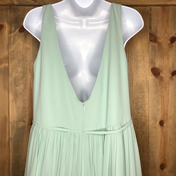 Hayley Paige Sleeveless Prom Bridesmaid Dress - Picture 5 of 8